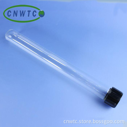 Aluminum Screw-Capped Glass Test Tubes for Laboratory Disposables
